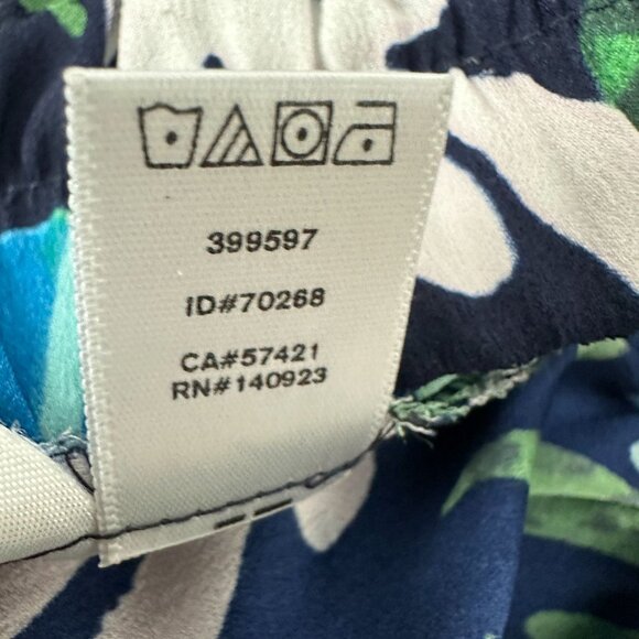 Ann Taylor Loft Womens Floral Maxi Skirt Size S Polyester Blue/Green - Picture 5 of 5